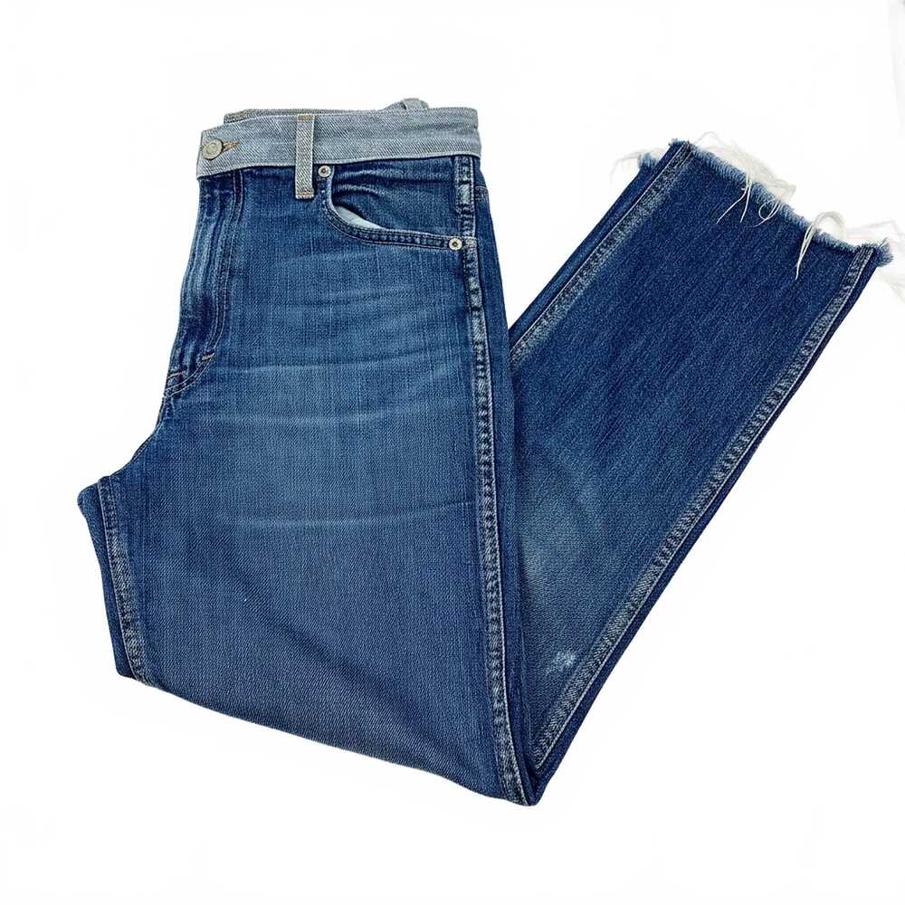 Lucky Brand Blue Cotton Blend Straight Leg Jeans | Women’s Size 4